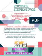 Procesos Administrativo Matine