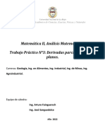 22 Analisis 2  TP3 Derivadas parciales, rectas y planos