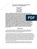 2008 - Thermal Mass Flow Sensor Similarity Theory - Comparison With Experiments