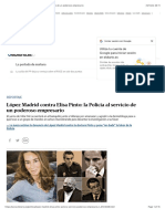 López Madrid Contra Elisa Pinto: La Policía Al Servicio de Un Poderoso Empresario