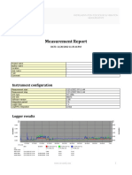 Measurement Report: Instrument Configuration