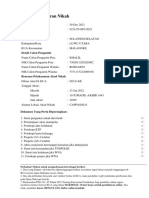 Print - Daftar Nikah Print