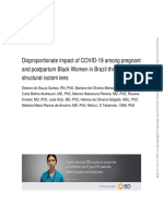 Disproportionate Impact of COVID-19 Among Pregnant and Postpartum Black Women in Brazil Through Structural Racism Lens