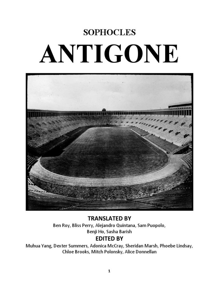 Antigone Master Translation PDF