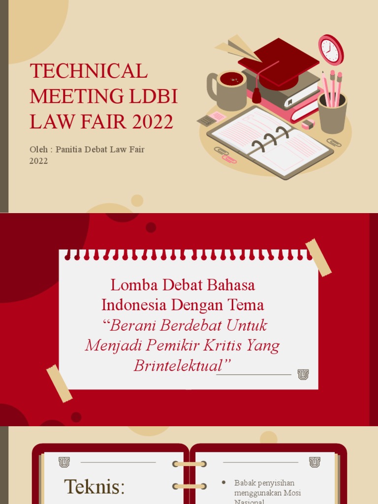 Mosi Debat LDBI 2022: Aturan dan Tema | PDF