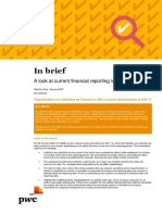 PWC Classification of Liabilities As Current or Non Current Amendment To Ias 1 in Brief
