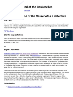 Https WWW - Enotes.com Homework Help How Is The Hound of The Baskervilles A Detective 2833804