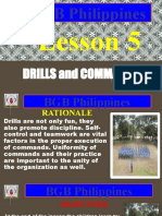 Lesson 5 Drills and Commands