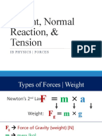 Forces 3 Weight Normal Reaction and Tension 2