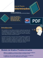 Modelo de Grados Predeterminados