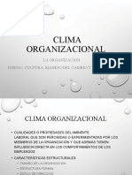 Clima Organizacional - Diseno - Cultura - Manejo Del Cambio - Estrategia - Sesion 13 - Gestion de RRHH