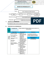 Sesión de Aprendizaje - 1