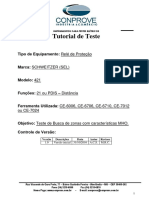 Tutorial Teste Rele SEL 421 DistanciaMHO CTC