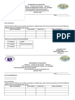 Form137 Request