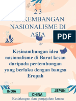 2.3 Perkembangan Nasionalisme Di Asia