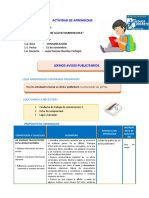 D3 A1 Sesion Com 21 Leemos Avisos Publicitarios.