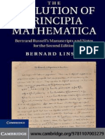 The Evolution of Principia Mathematica Bertrand Russells Manuscripts and Notes For The Second Edition (Bernard Linsky)