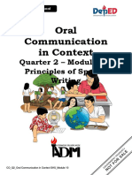 CO - Q2 Oral Communication in Context SHS Module 10