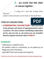 Conjunctions Visual Aids