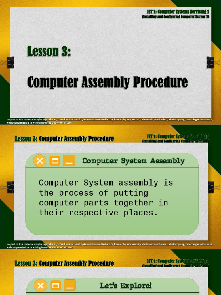 Computer Assembly | PDF