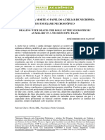 Lidando Com A Morte o Papel Do Auxiliar de Necrópsia em Um Exame Necroscópico