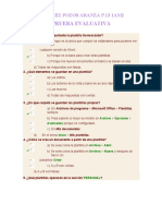 Prueba Evaluativa 11