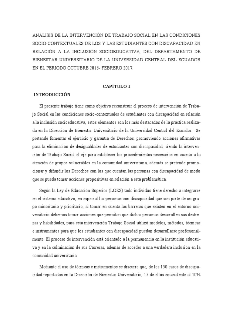 Sistematización Final Isabel Thomson | PDF