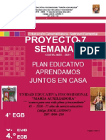 PROYECTO 7 SEMANA 2 4to GRADO B