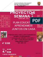 Proyecto 6 Semana 2 4to Grado B