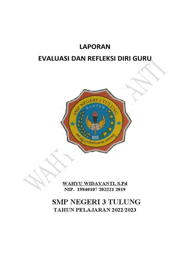 Laporan Evaluasi Dan Refleksi Diri Guru | PDF