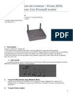 3-TP 2 - Reseau à Infrastructure-configuration Routeur 3Com en Point Daccès1