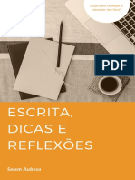 Escrita, Dicas e Reflexões por Suelem Aubeso