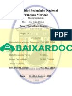 Catedra Morazanica Informe