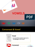 Meeting 5 Vowel Chart