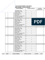 Daftar Hadir Pembina Pramuka