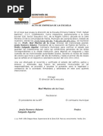 ACTA DE ENTREGA