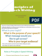 Principles-of-Speech-Writing ORAL COMMUNICATION