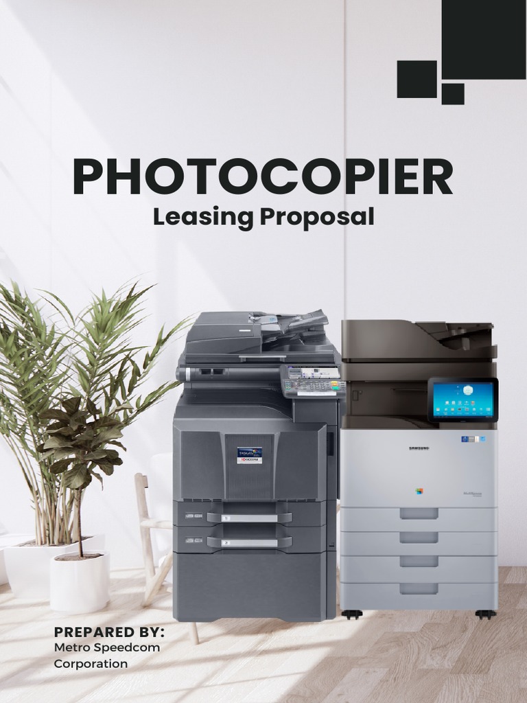 Leasing Catalogue PDF Lease Photocopier