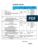 Ruta 3era Semana de Gestión Mayo 2022