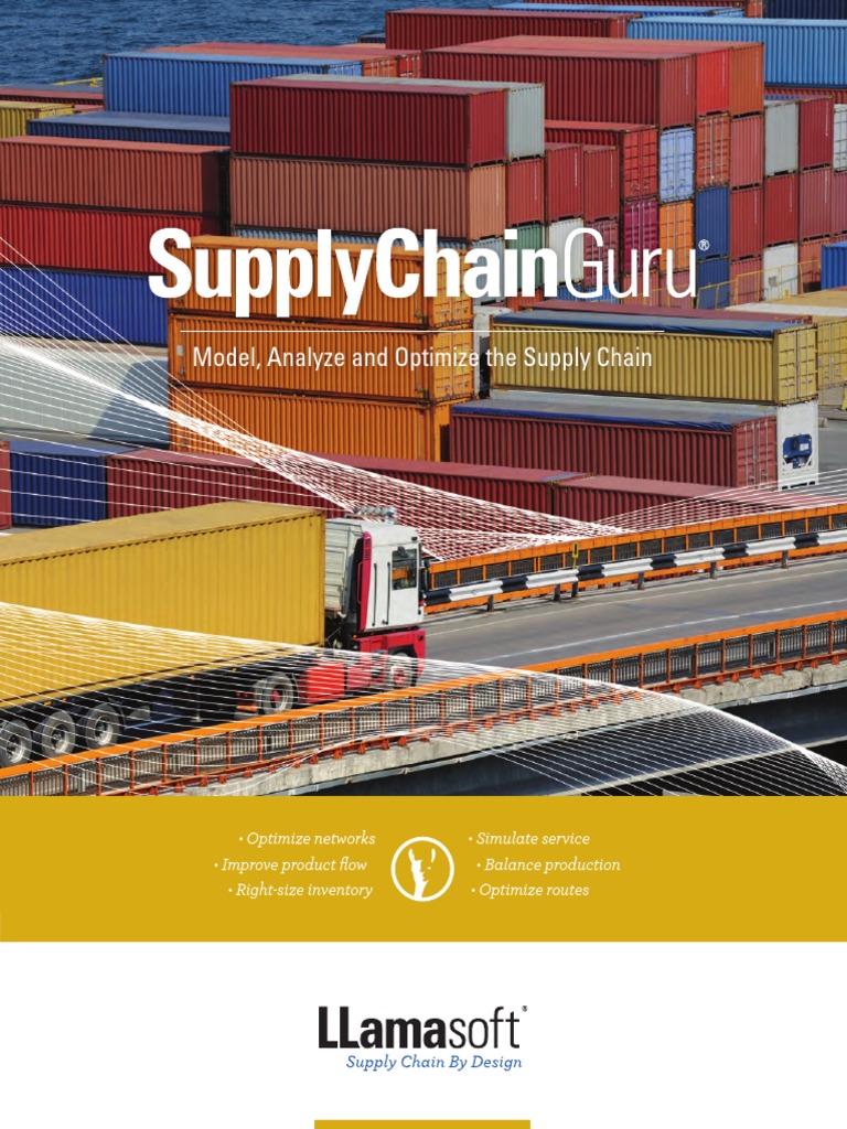 1 BR LLamasoft Supply Chain Guru US PDF Supply Chain Mathematical