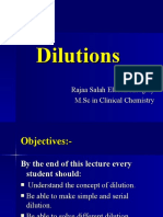 Dilutions