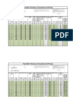 PIPE WALL THICKNESS CALCULATIONS