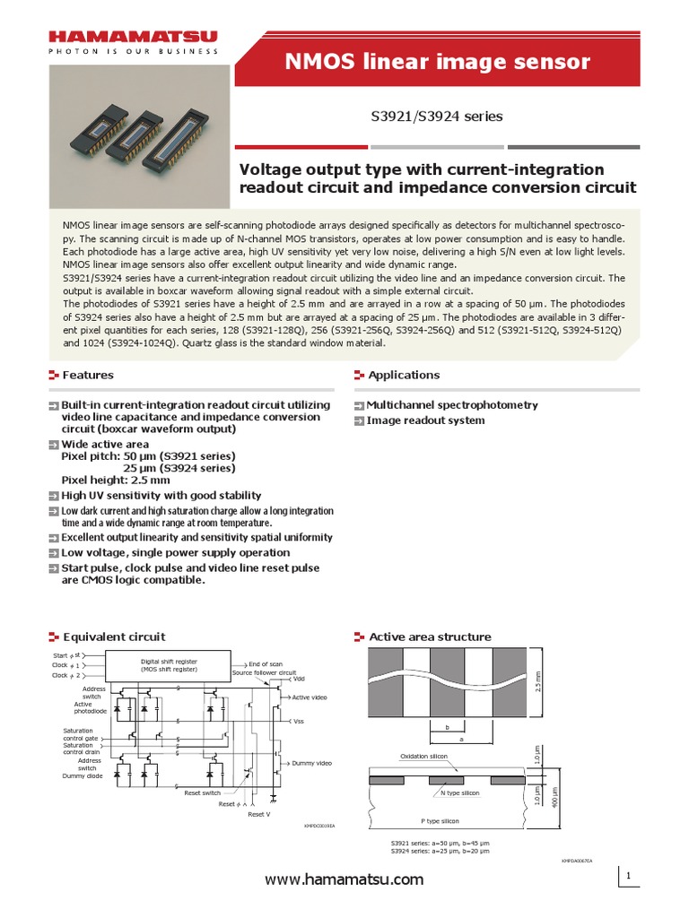 An InDepth Review of NMOS Linear Image Sensors with Current
