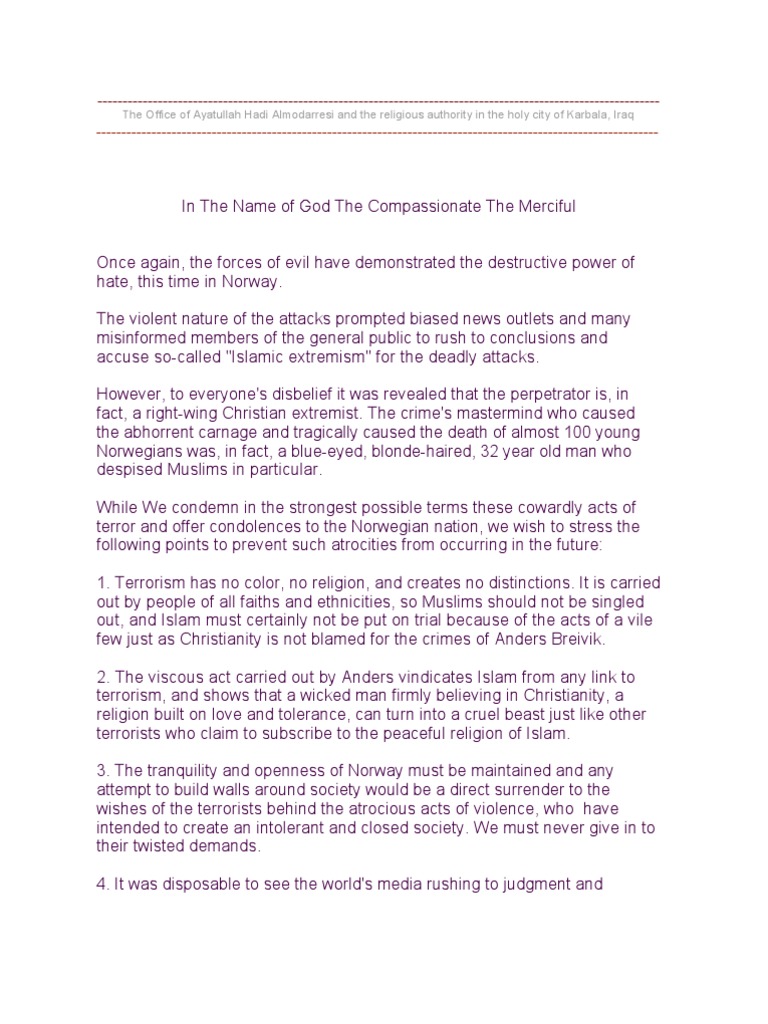 Statement | PDF