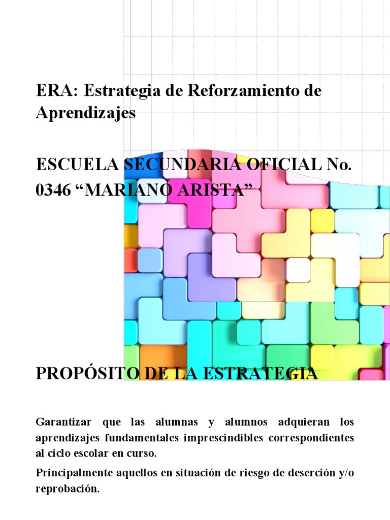 Estrategia de Reforzamiento Escolar | PDF
