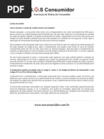 MODELO CANCELAMENTO DE CARTÃO