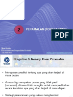 Pertemuan 2 (PPProduksi) - Peramalan (Forecasting)