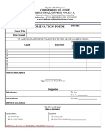 COA RegionIV-A Nomination Form