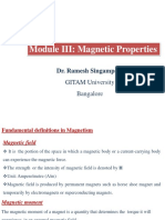 Magnetic Properties-Dr - Ramesh Singampalli