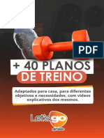 Ebook 40 Planos de Treino